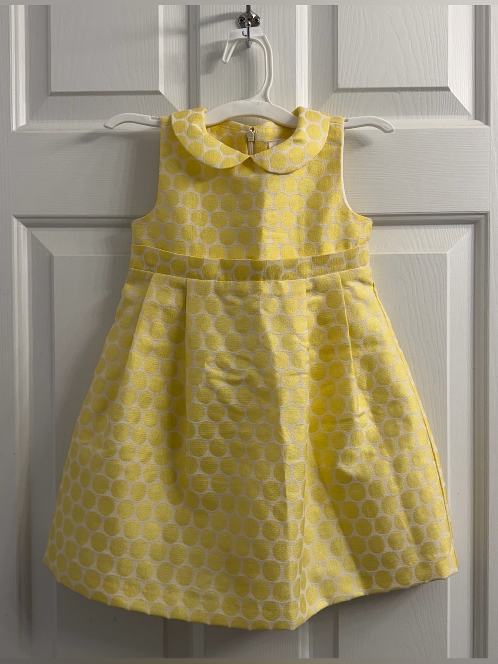 Gymboree Yellow Polka Dot Peter Pan Collar Dress